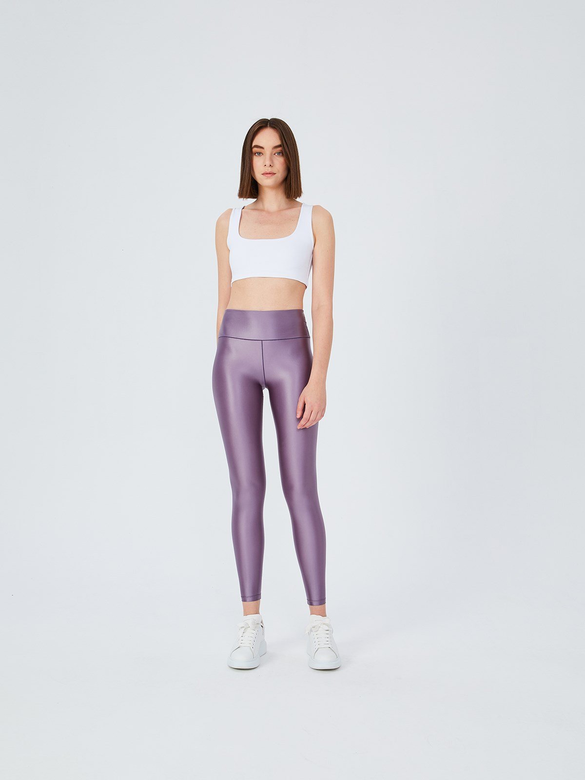 LeatherX Leggings Lilac